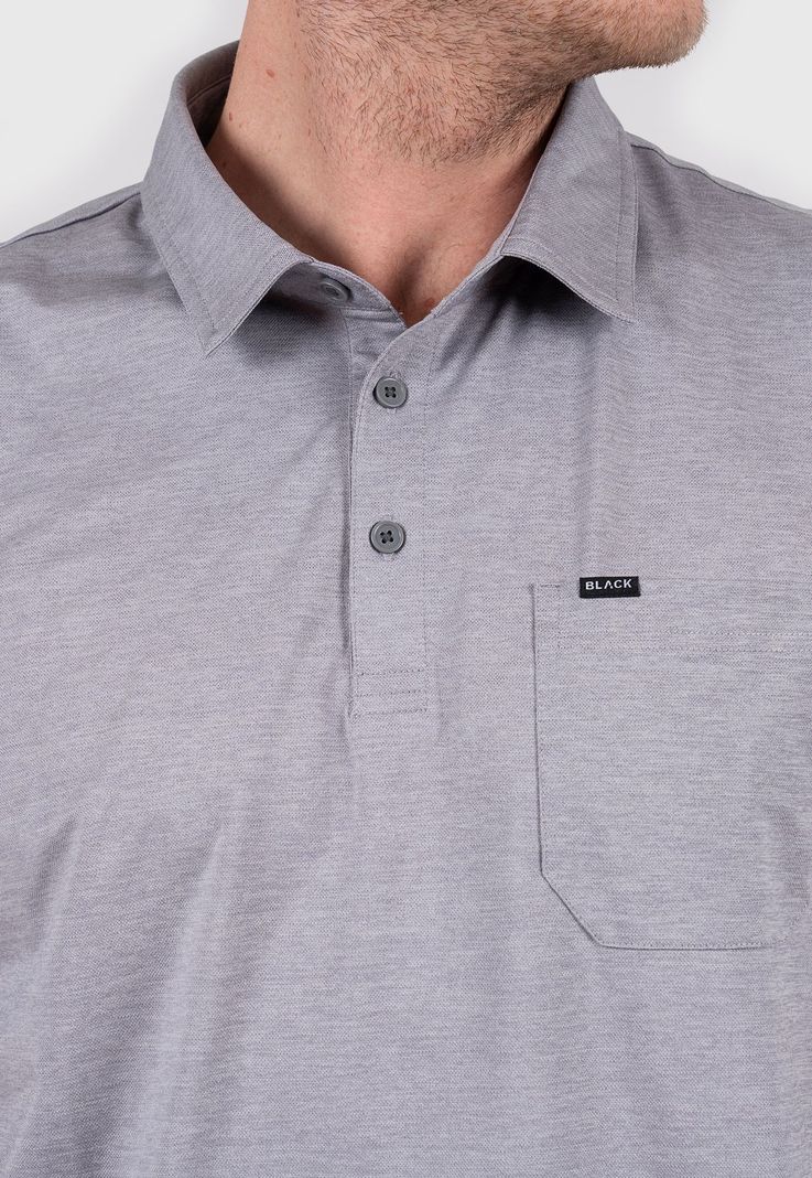 Active Tee Light Grey Black Bubba-1