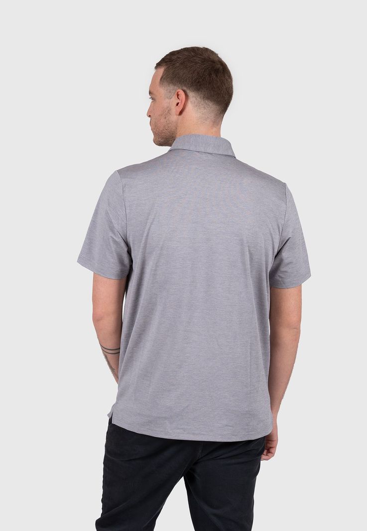 Active Tee Light Grey Black Bubba-2