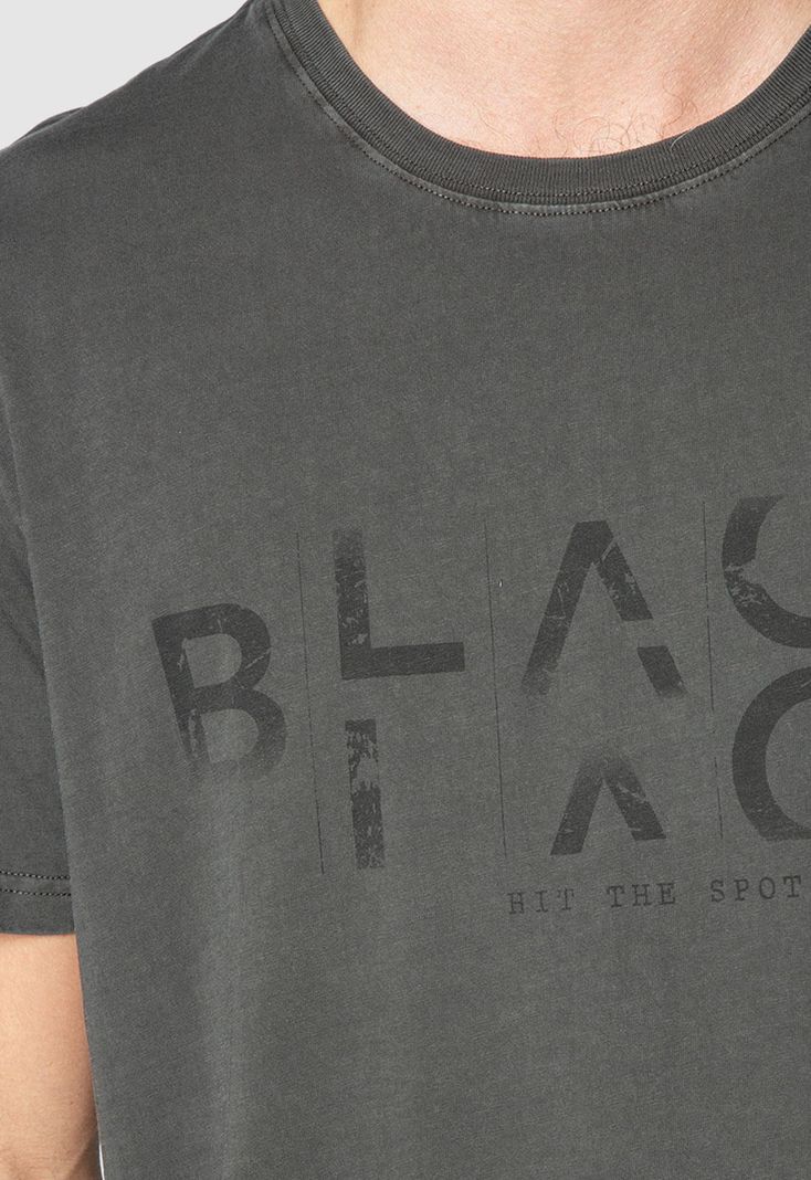 Tee Iconic Dark Grey Black Bubba-5