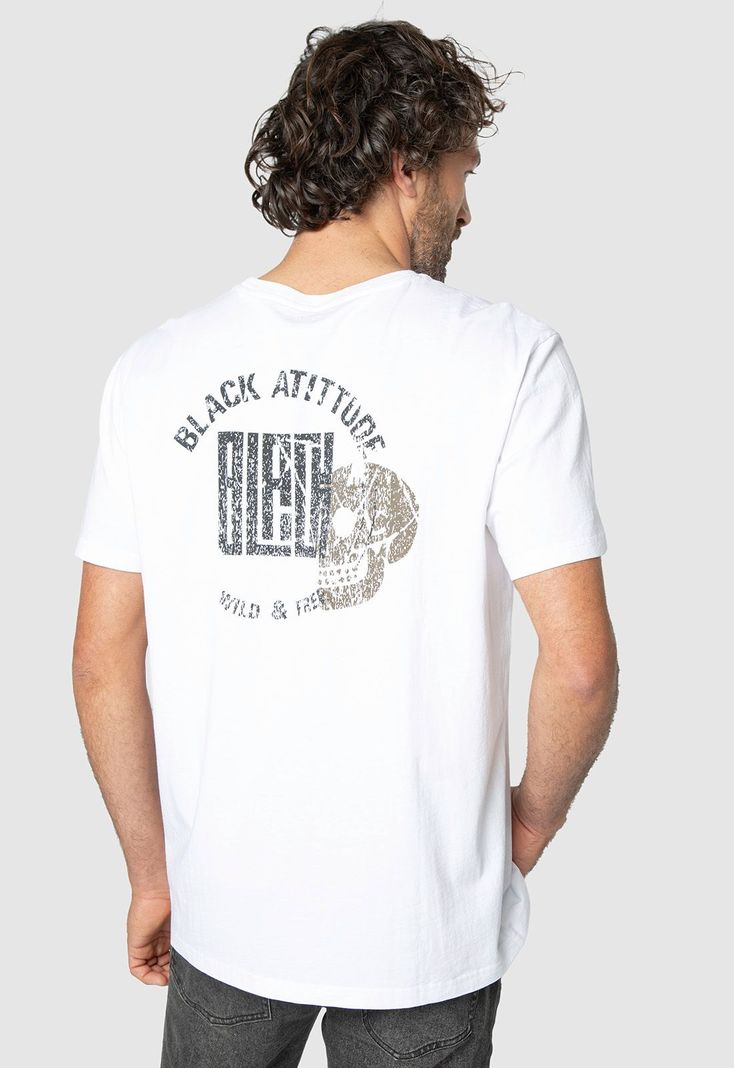 Tee Iconic White Black Bubba-0