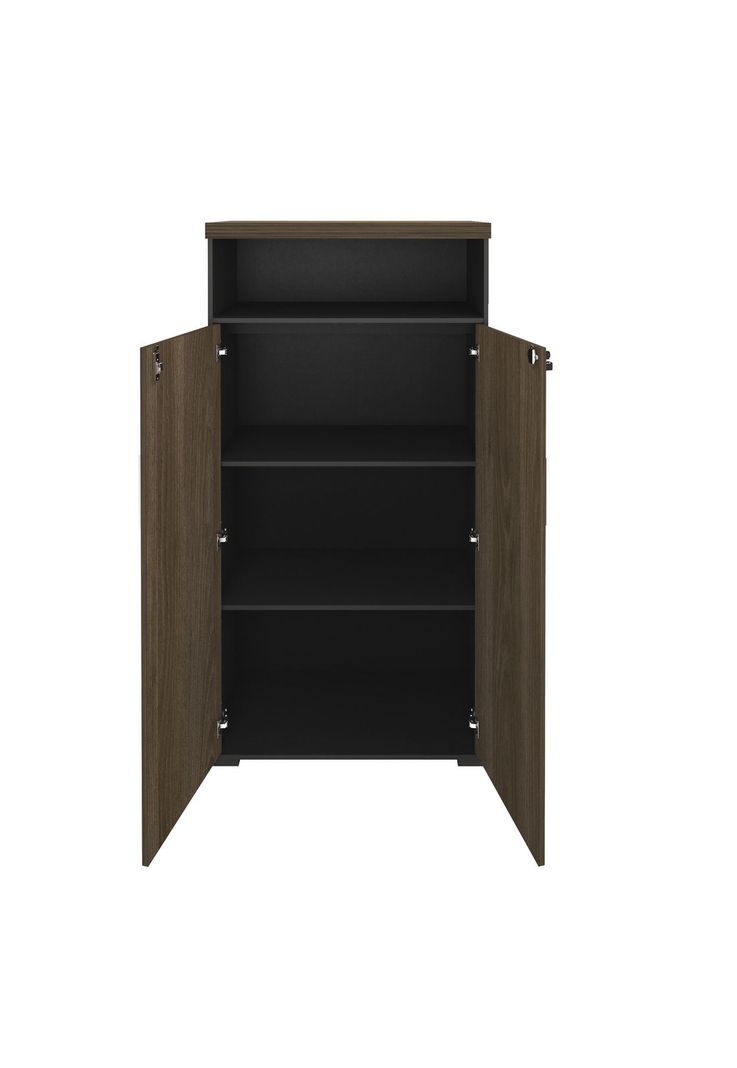 Estante Organizador Oficina Negro con Café-3