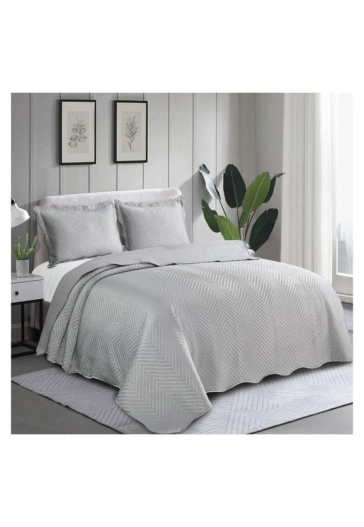 Quilt Liora Super King Gris-1
