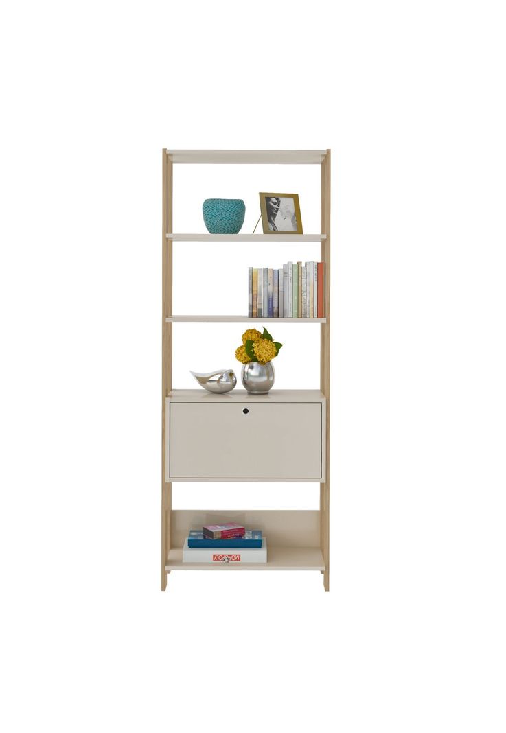 Estante Alfa Beige y Café-0