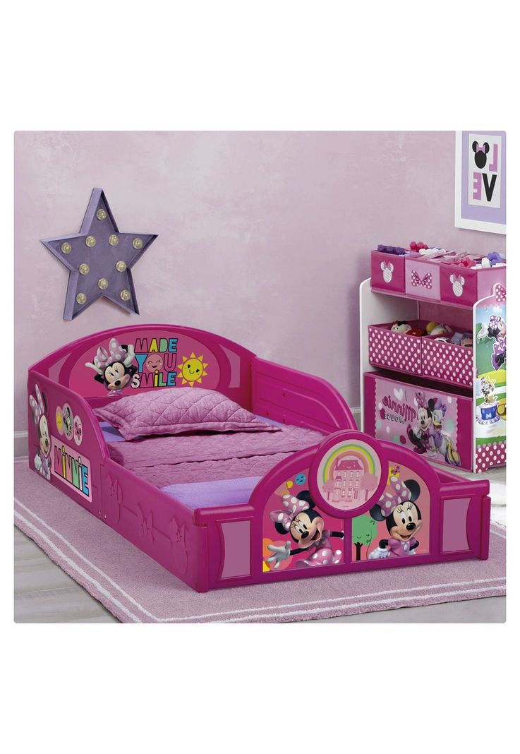 Cama de Transición A Piso Niña Minnie-1