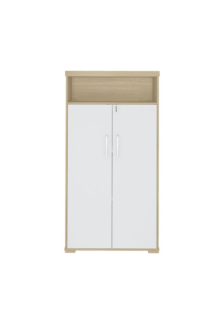 Estante Organizador Oficina Blanco con Café-0
