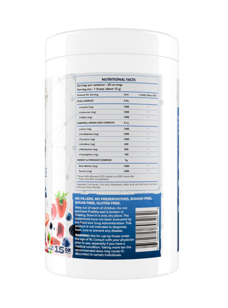 Amino Genetic Fruit Punch 450 Grs, Fusion Genetic Lab -2
