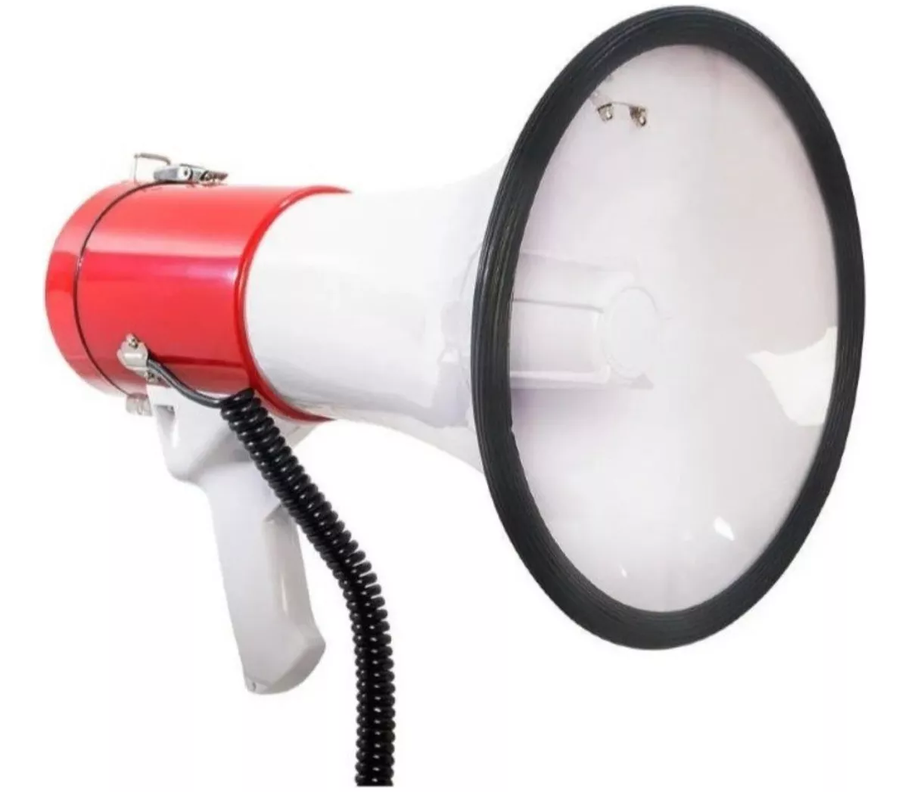 Megáfono Portátil Recargable Con Pilas-1