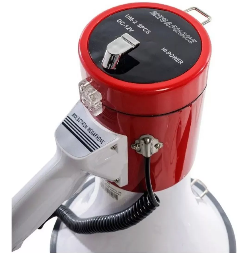 Megáfono Portátil Recargable Con Pilas-2