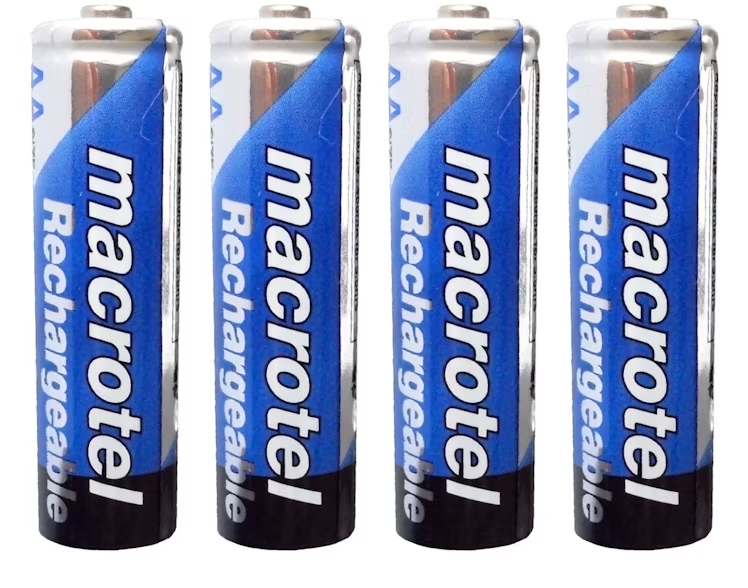 Pack Pilas Macrotel Recargable 1600 Mah Aa 4 Unds-0