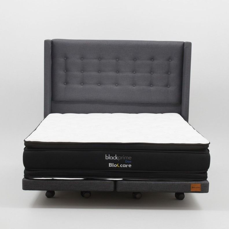 Cama 2 Plaza Box8 L200 Colchon Mod Dos Respaldo Rueda Divan