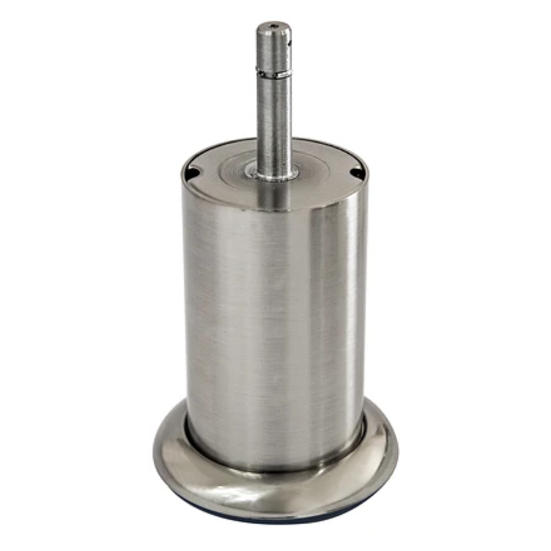 Pata para camas CIC y Celta Metálica Satinada Vástago 0.93 cm-0
