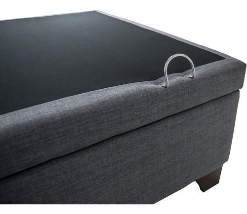 Cama Abatible O Baúl King - Base Dividida Sin Colchón Patas de madera 4.5 cm-5