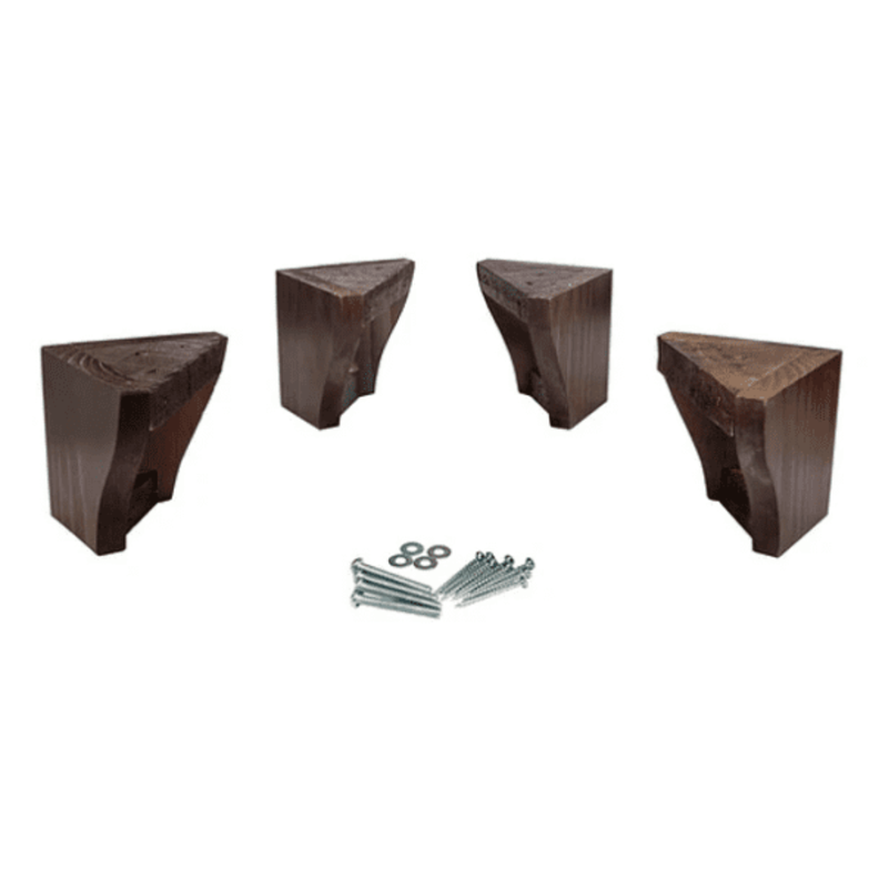 Cama Baul 2 Plazas + Colchon Premium CIC / Largo 200 cm Patas de Madera 11 cm (Gris)-4
