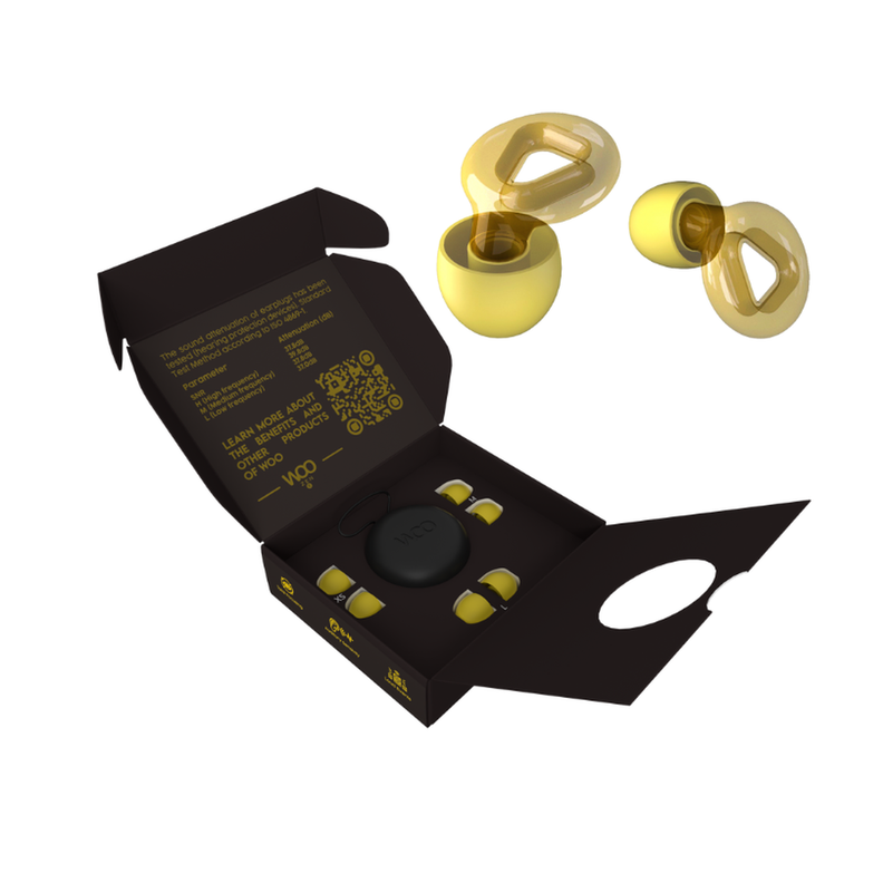 Woo Zen Pro  Tapones de alta atenuacion para concentracion total 38dB