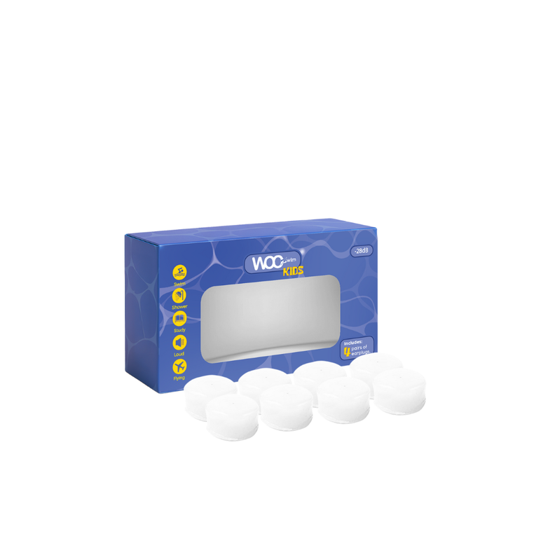 Woo Earplugs Swim Kids Tapones Oido Ninos Natacion Silicona 28dB