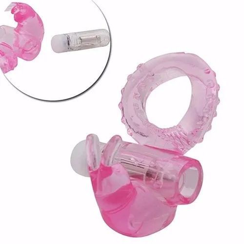Anillo vibrador con estimulador clitoris reutilizable-1