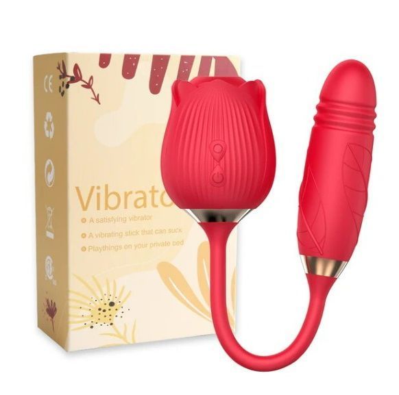 Vibrador succionador clitoris rosa-0