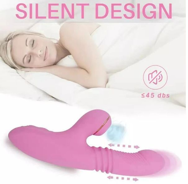 Vibrador succionador calentador con empuje-1