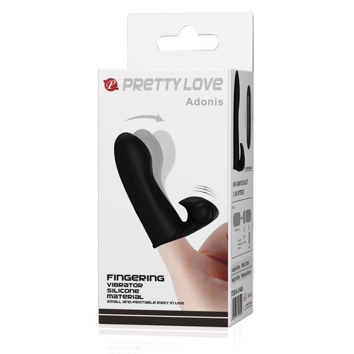 Adonis vibrador de Dedo con estimulador clitoris-7