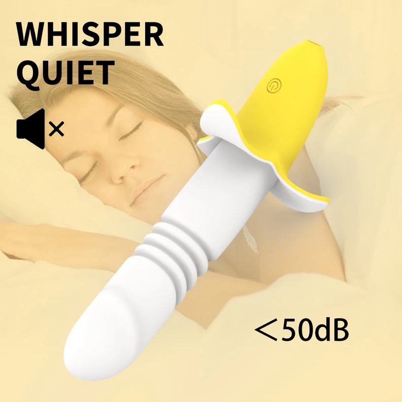 Vibrador platano con empuje Punto G-5