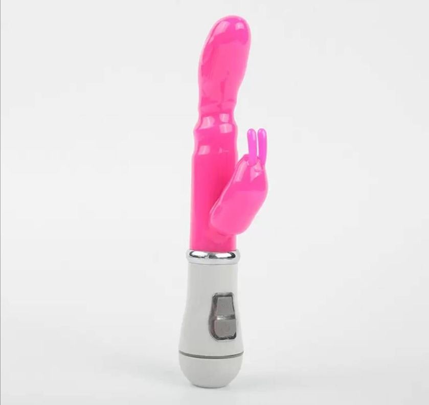 Vibrador punto G conejo a pilas-1