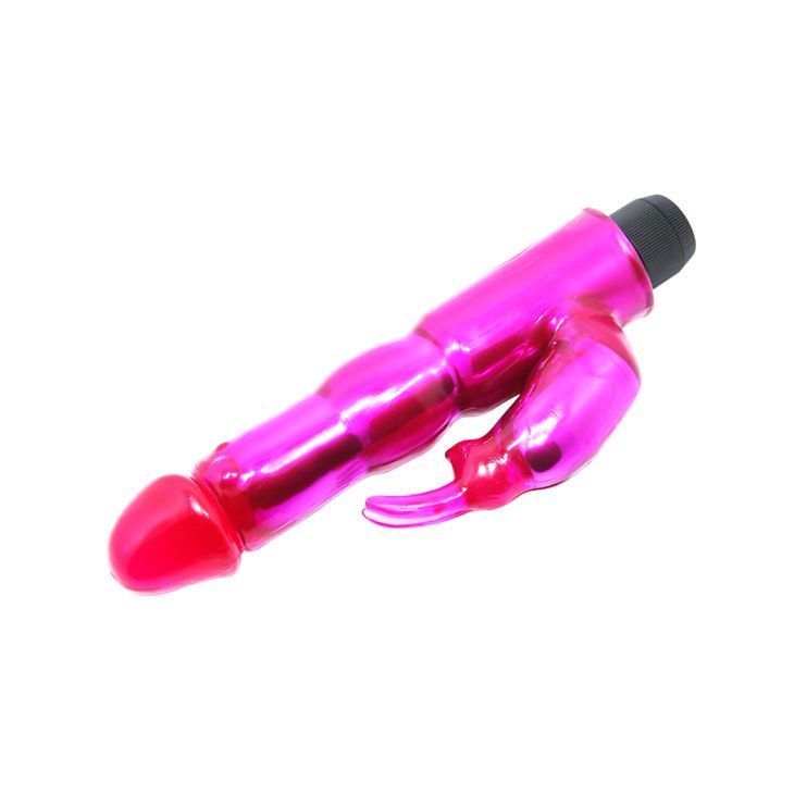 Vibrador gel dual conejito realista-7