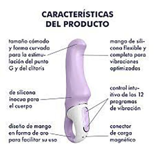 Vibrador Consolador Punto G Satisfyer Charming Smile-2