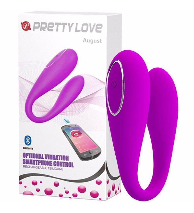 Vibrador doble para parejas con aplicacion / August-0