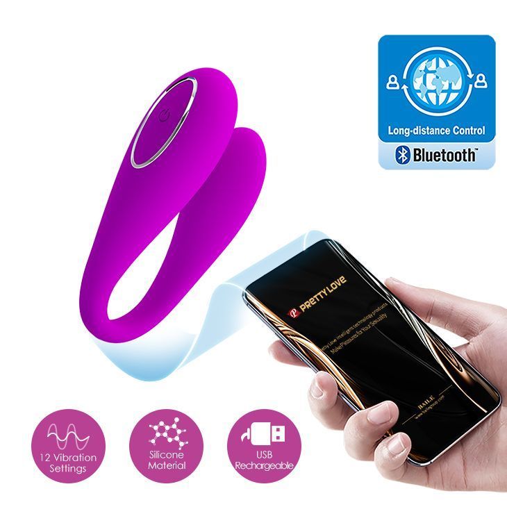 Vibrador doble para parejas con aplicacion / August-2