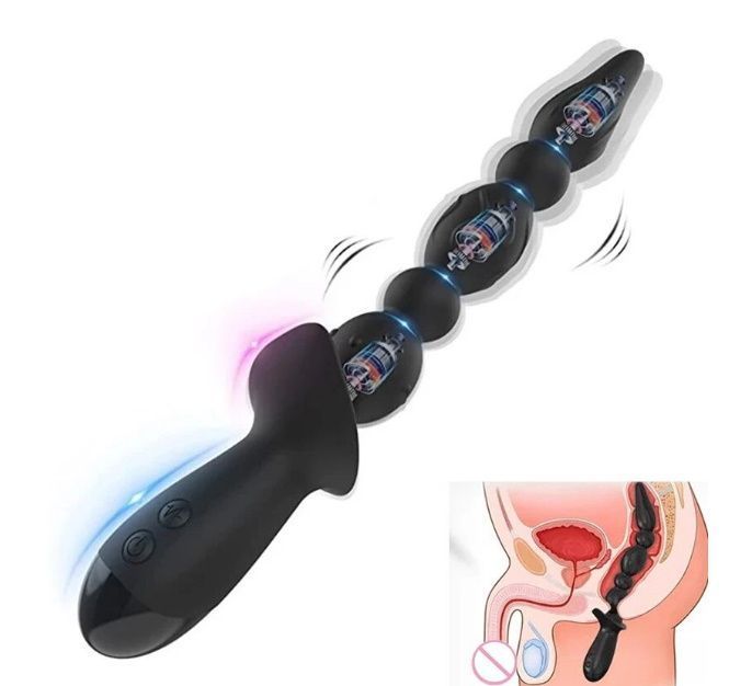 Vara estimulador anal recargable-1
