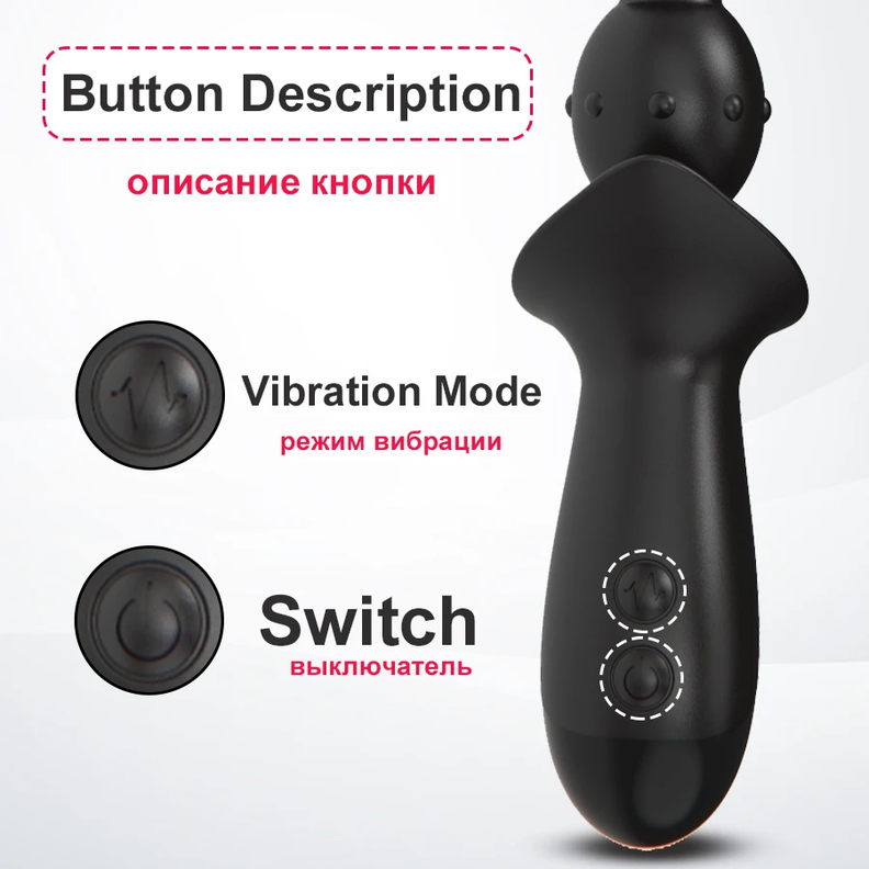 Vara estimulador anal recargable-6