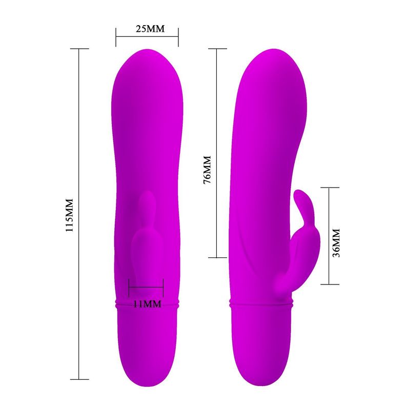 César Mini Vibrador Bala Dual Estimulador Clitoris -5
