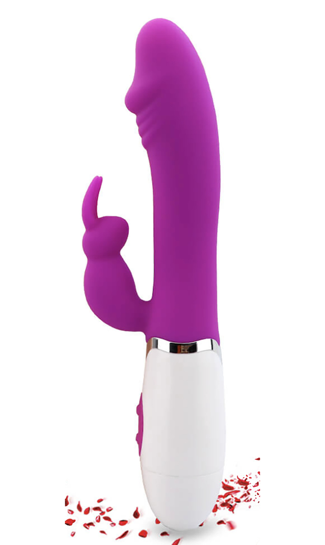 Vibrador dual conejo clasico-0