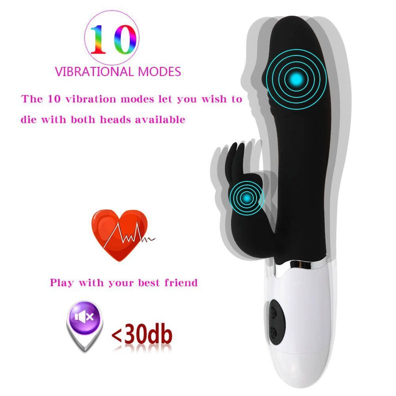 Vibrador dual conejo clasico-3
