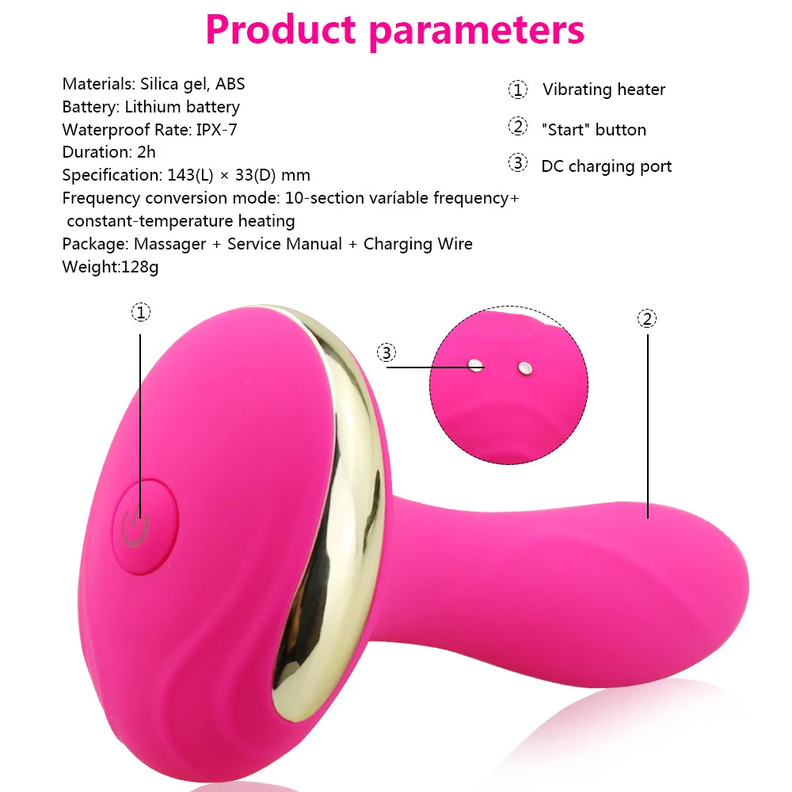 Vibrador estimulador anal flexible-3
