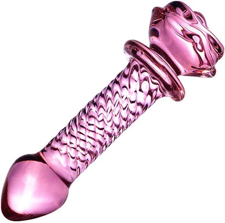 Dildo Consolador De Vidrio Pyrex Vaginal Y Anal / 14 Cms-0