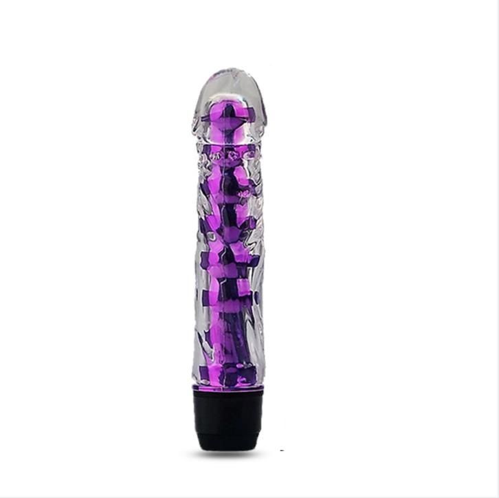 Vibrador bala realista silicona / 18cms-0