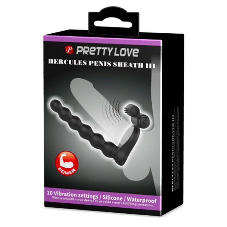 Anillo de pene doble penetracion con vibracion-6