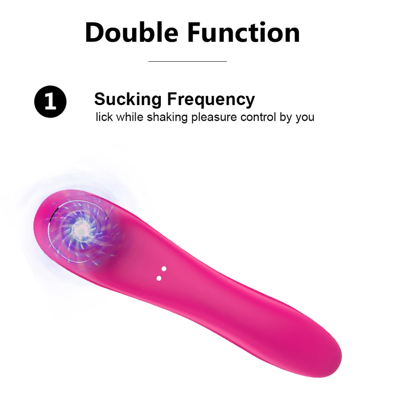 Vibrador succionador clitoris recargable-7
