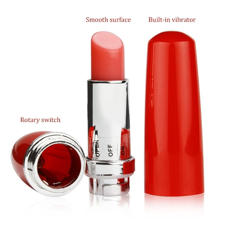 Vibrador bala forma lapiz labial-5