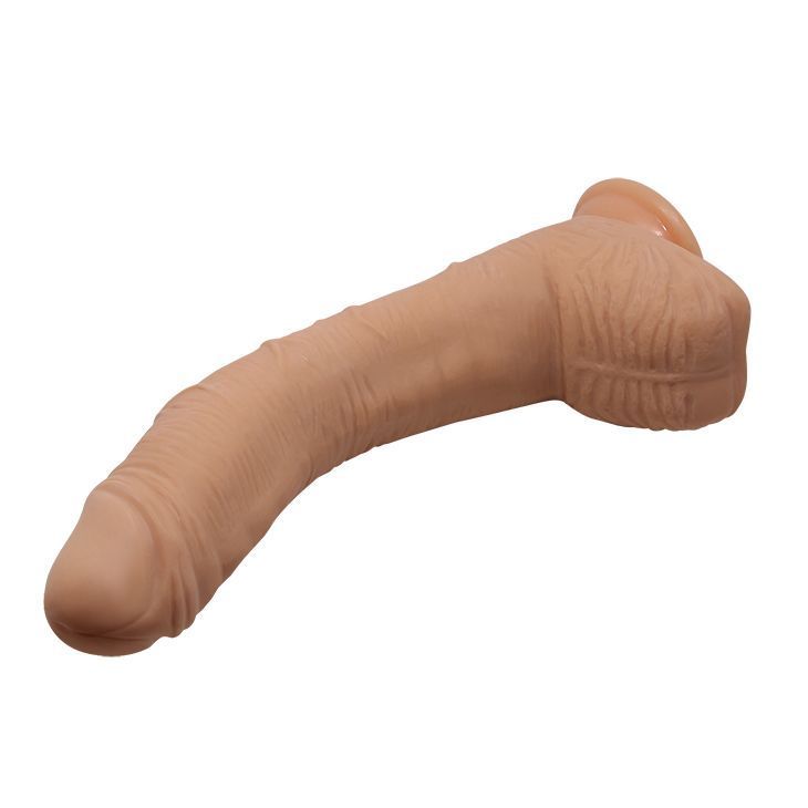 Dildo Consolador Curvo Punto G Realista Con Ventosa / 28cms-1