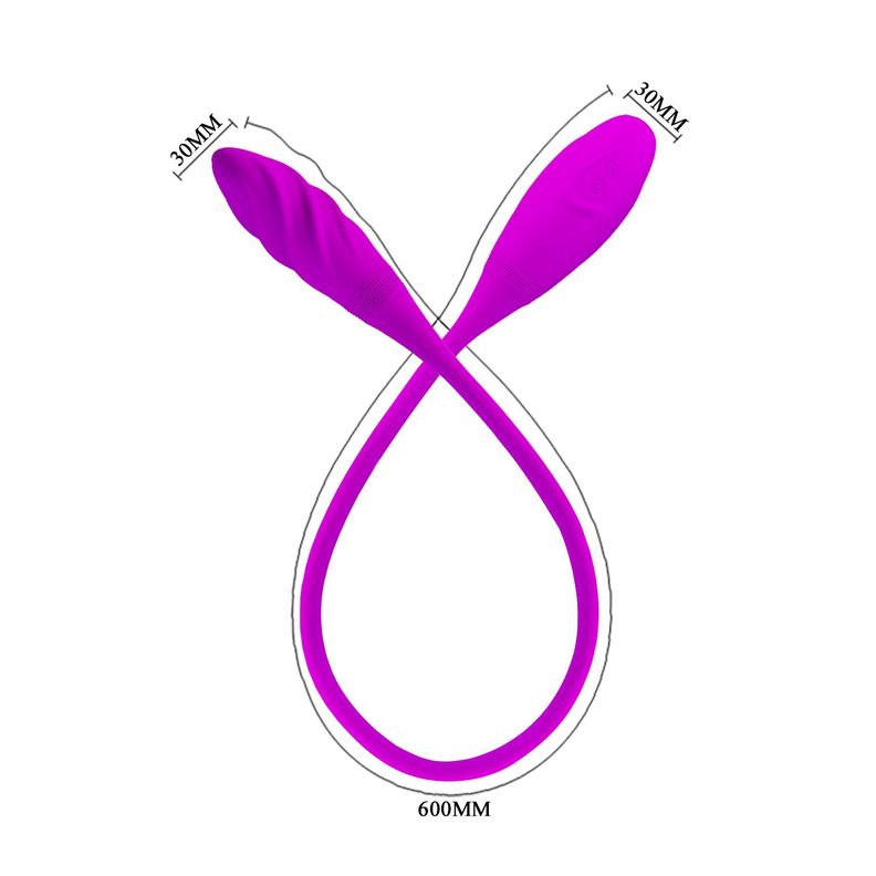 Vibrador dual externo y interno / Snaky Vibe-6