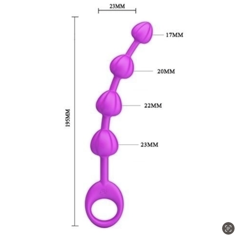 Beads Dilatador Bolas Bolitas Chinas Anales / 19.5 Cms-3