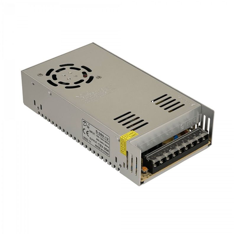 Fuente de poder ajustable 12 V 30 A 360 W IP20 open-frame