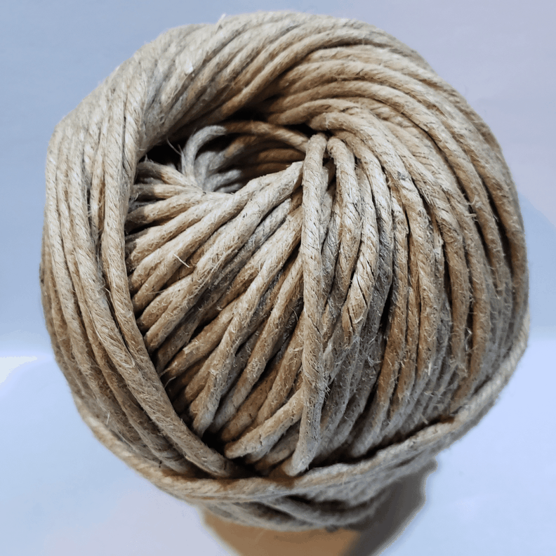 Cordel ovillo pulido 400 g grueso 4 mm