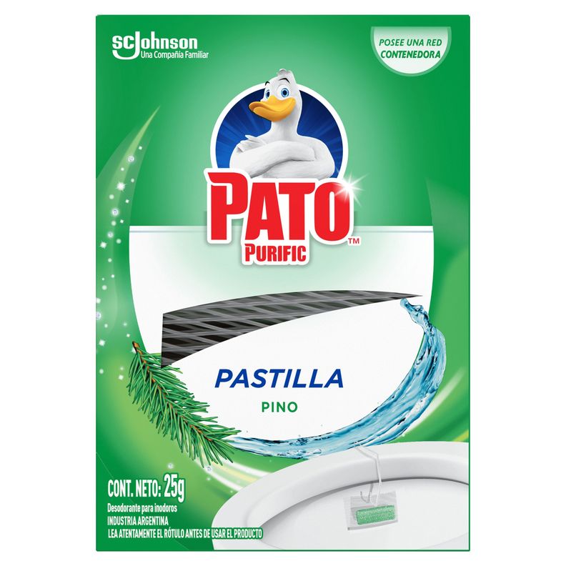 Pastilla WC Pato Purific con gancho 25 g aroma a pino Pato Purific ...