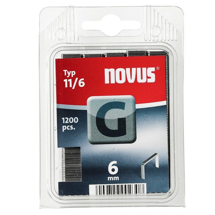 Grapas Novus G11 1200 unidades 6 mm Novus | Paris.cl