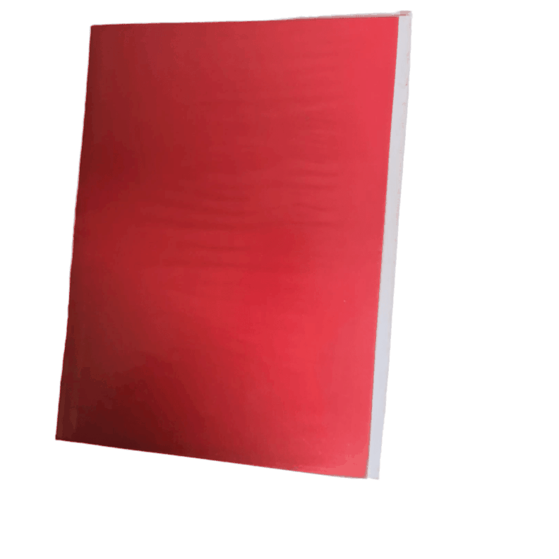 Carpeta plastificada roja