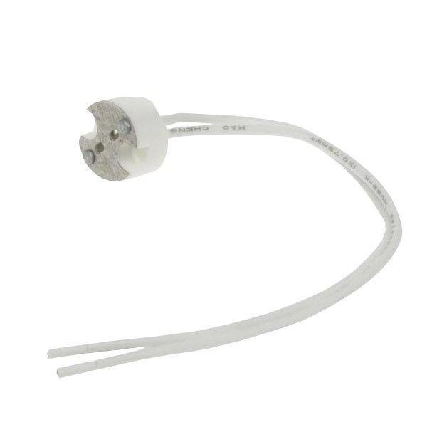 Base MR16 cerámica con cables