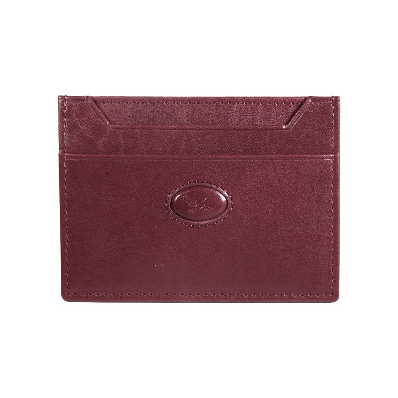 Tarjetero de cuero Hombre Bolonia 1173 | Rojo